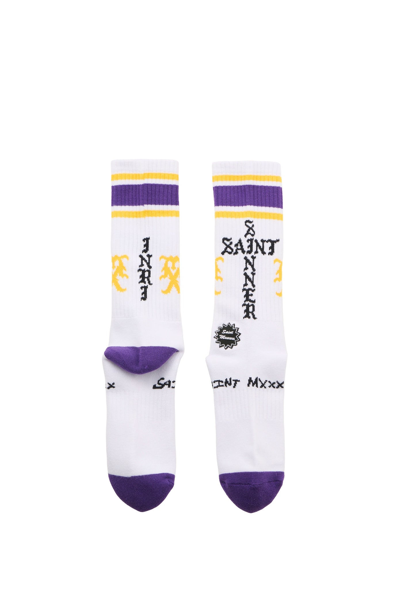 SOCKS/SINNER / WHT/PUR