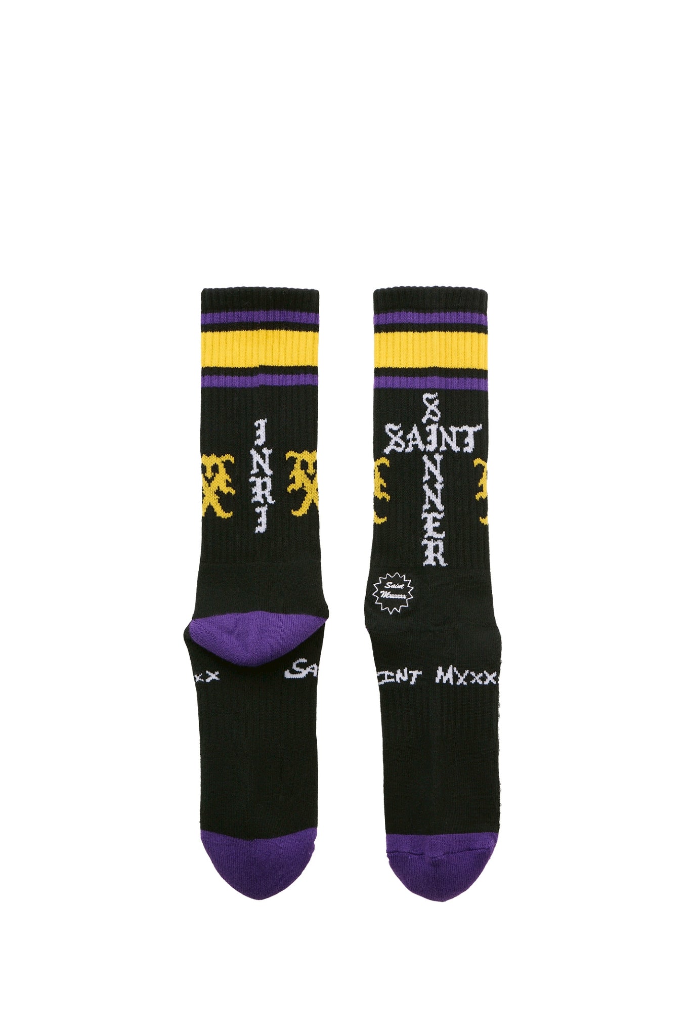 SOCKS/SINNER / BLK/PUR