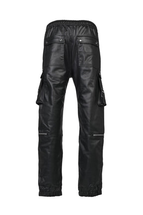 COATING CARGO JOGGER PANTS / BLK