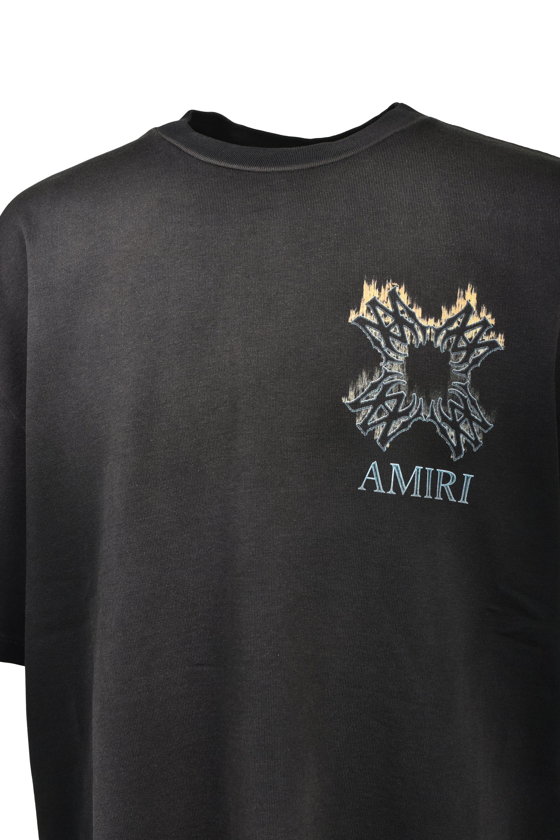 MA QUAD FLAMES OS TEE / BLK