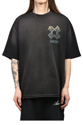 MA QUAD FLAMES OS TEE / BLK