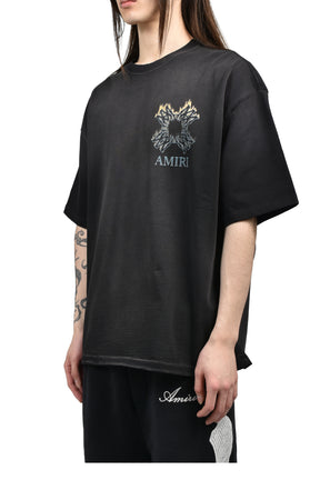 MA QUAD FLAMES OS TEE / BLK