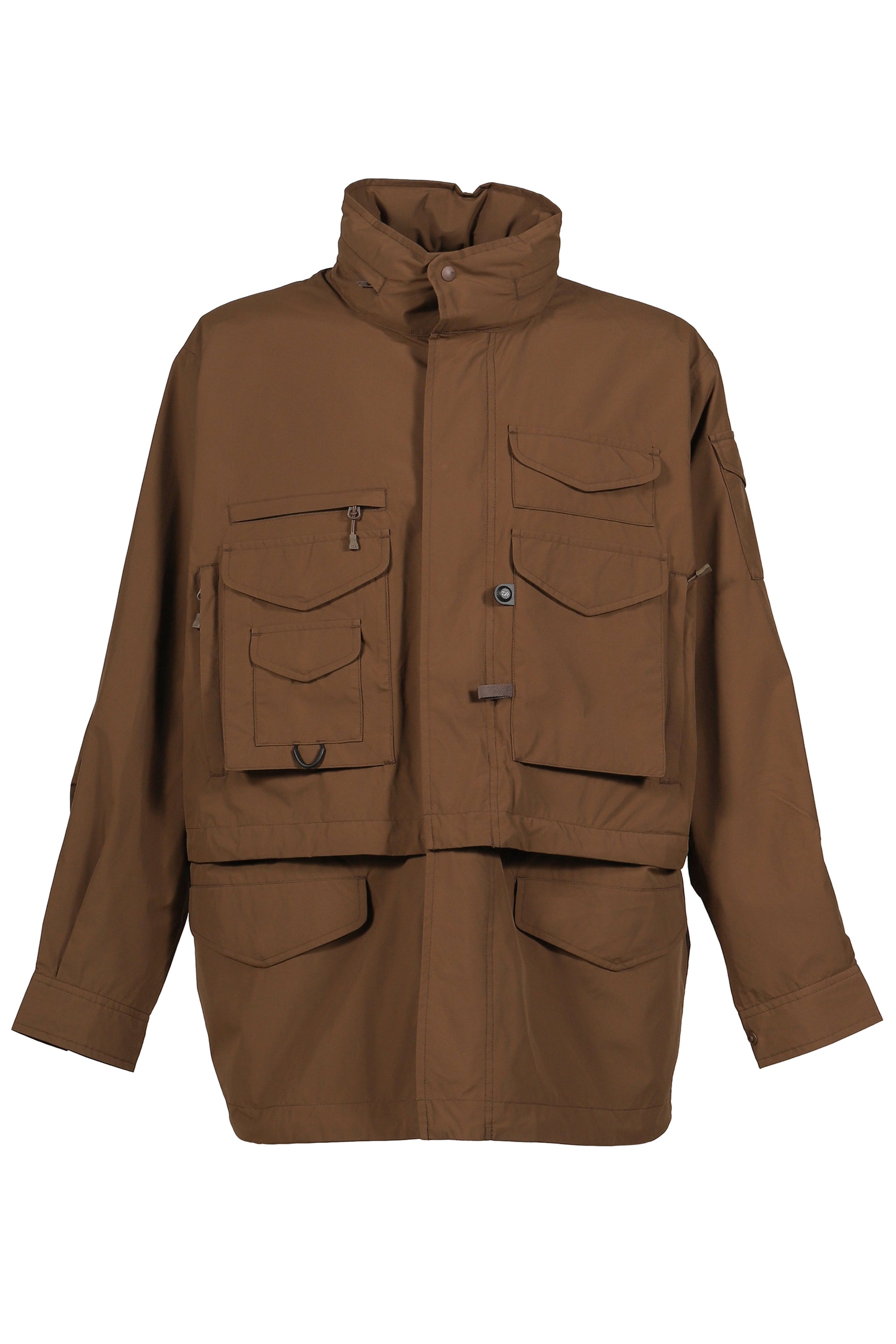 WINDSTOPPER_ PERFECT MIL FIELD 2WAY JACKET / BRWN GRY
