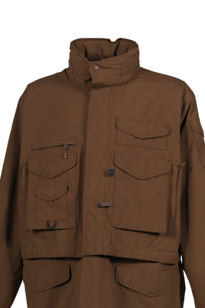 WINDSTOPPER_ PERFECT MIL FIELD 2WAY JACKET / BRWN GRY