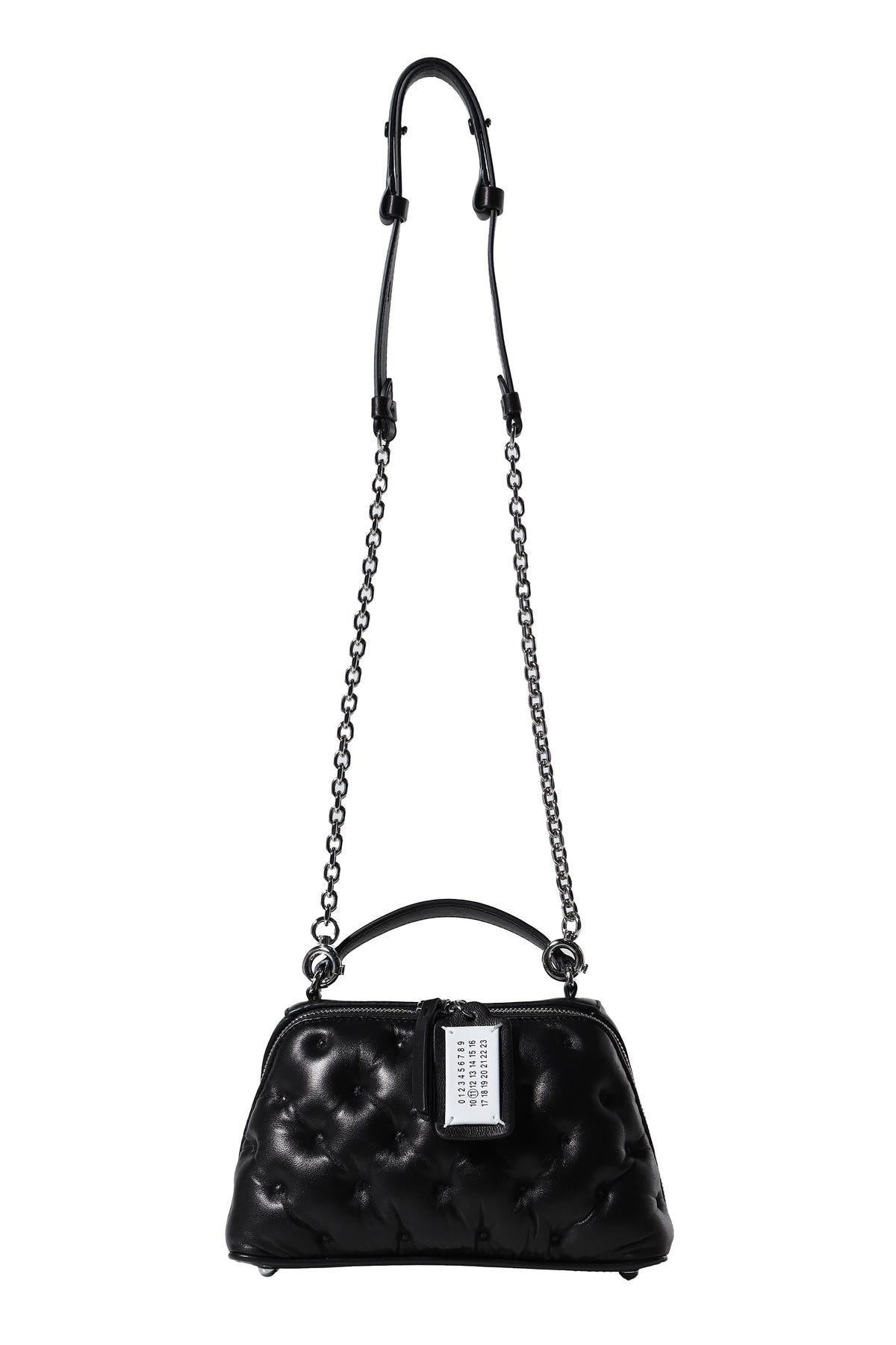 GLAM SLAM EMBROIDERY TRAPEZOID BAG / BLK