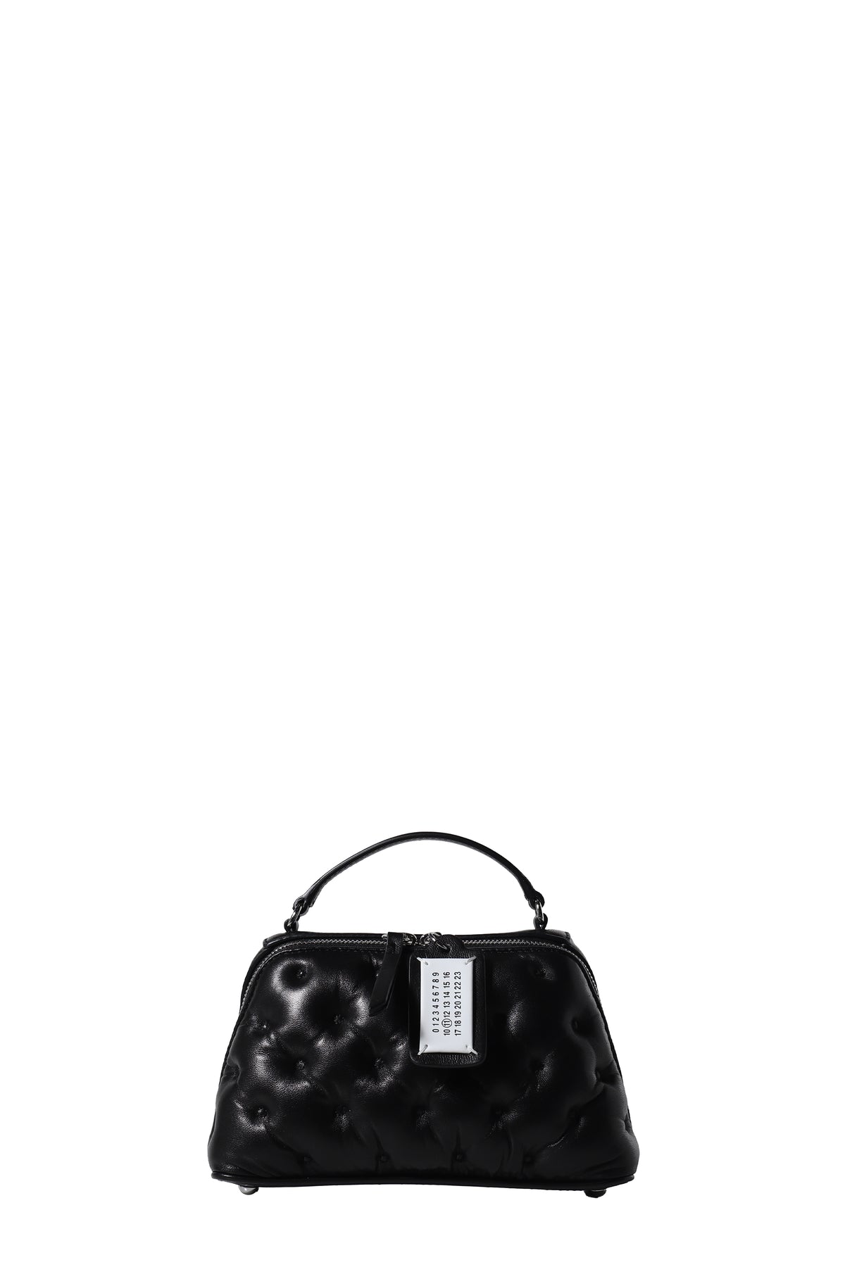 GLAM SLAM EMBROIDERY TRAPEZOID BAG / BLK