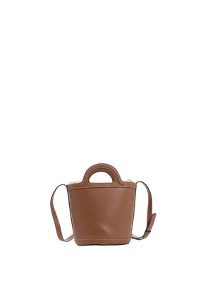 Madewell The Essential Mini Bucket Tote in Leather - Size One S