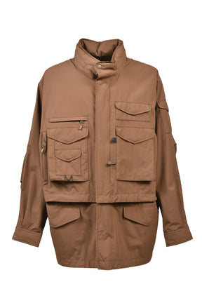 WINDSTOPPER_ PERFECT MIL FIELD 2WAY JACKET / BRWN GRY