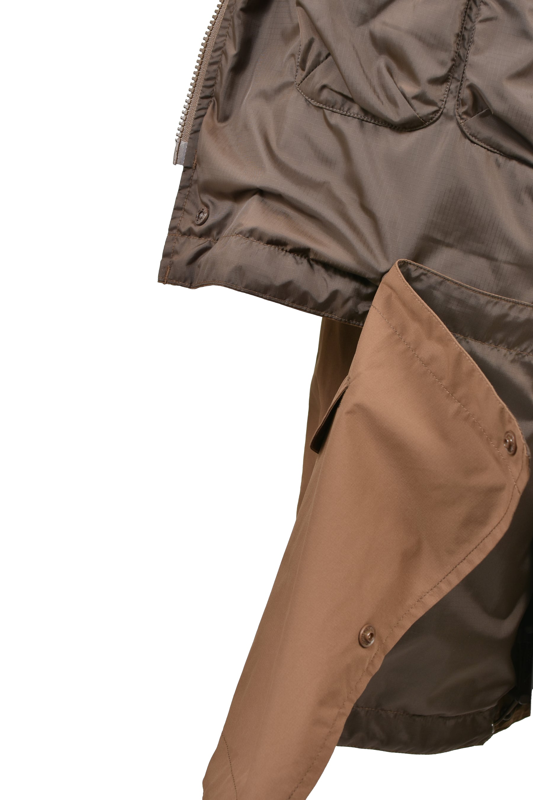 WINDSTOPPER_ PERFECT MIL FIELD 2WAY JACKET / BRWN GRY