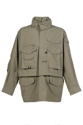 WINDSTOPPER_ PERFECT MIL FIELD 2WAY JACKET / SAGE GRY
