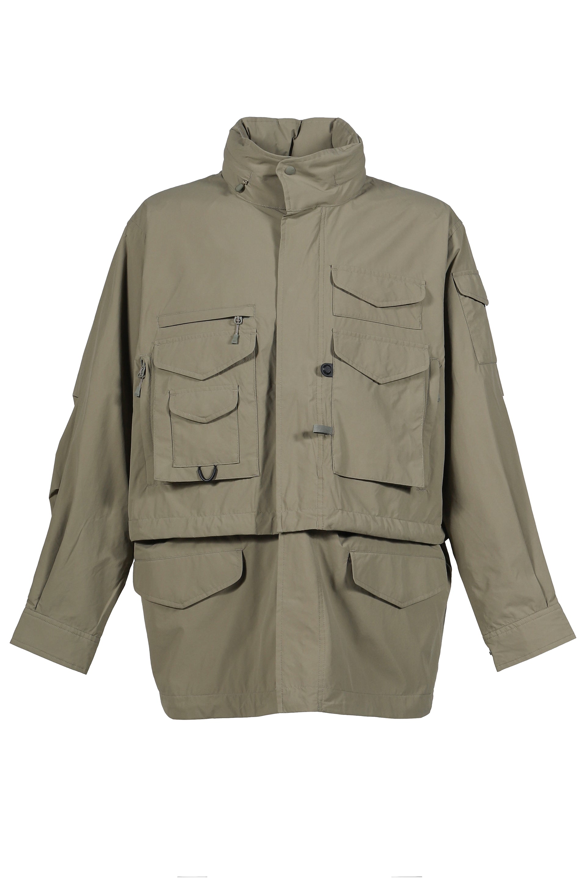WINDSTOPPER_ PERFECT MIL FIELD 2WAY JACKET / SAGE GRY