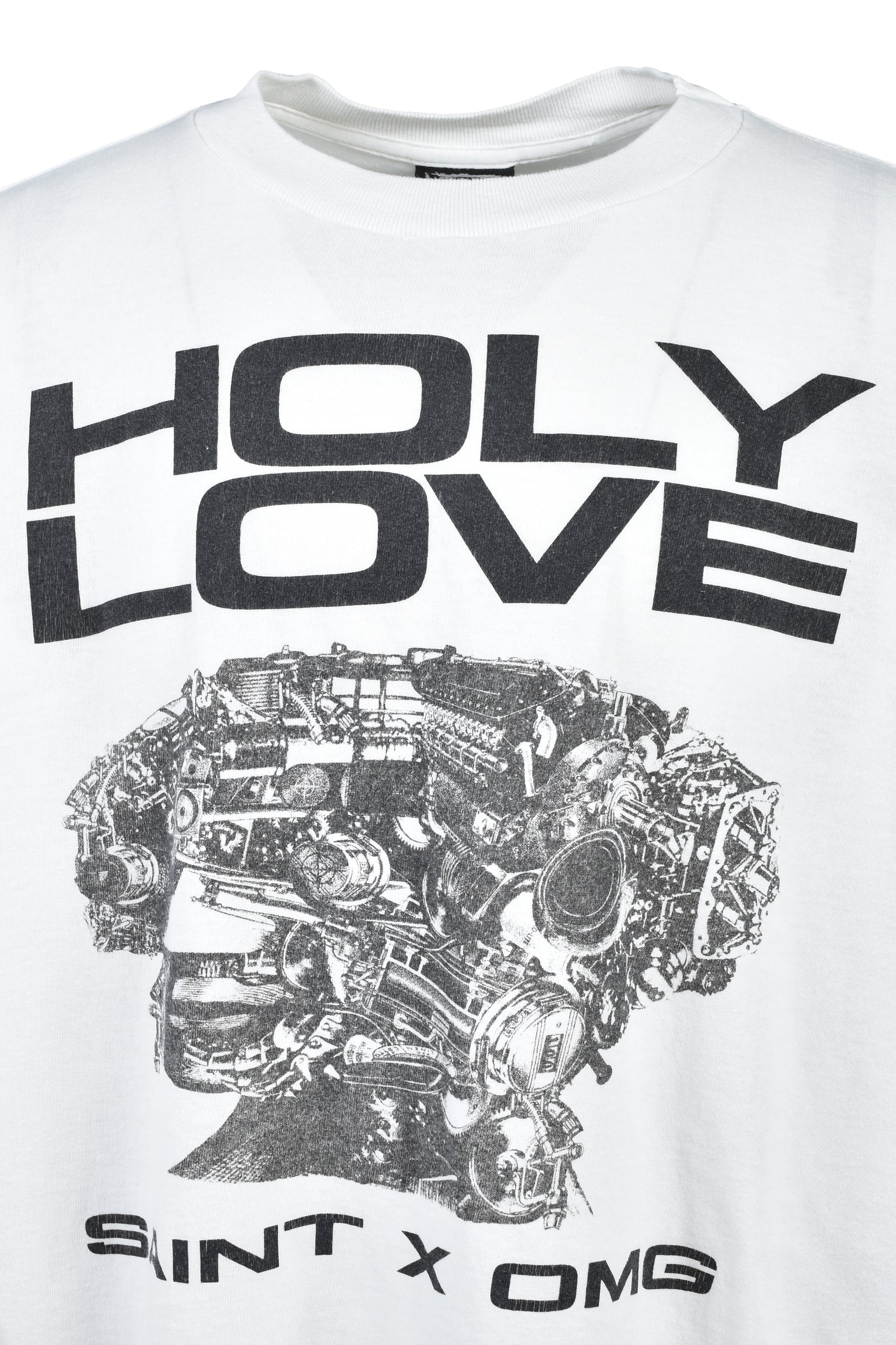 KK_SS T-SHIRT/HOLY LOVE / WHT