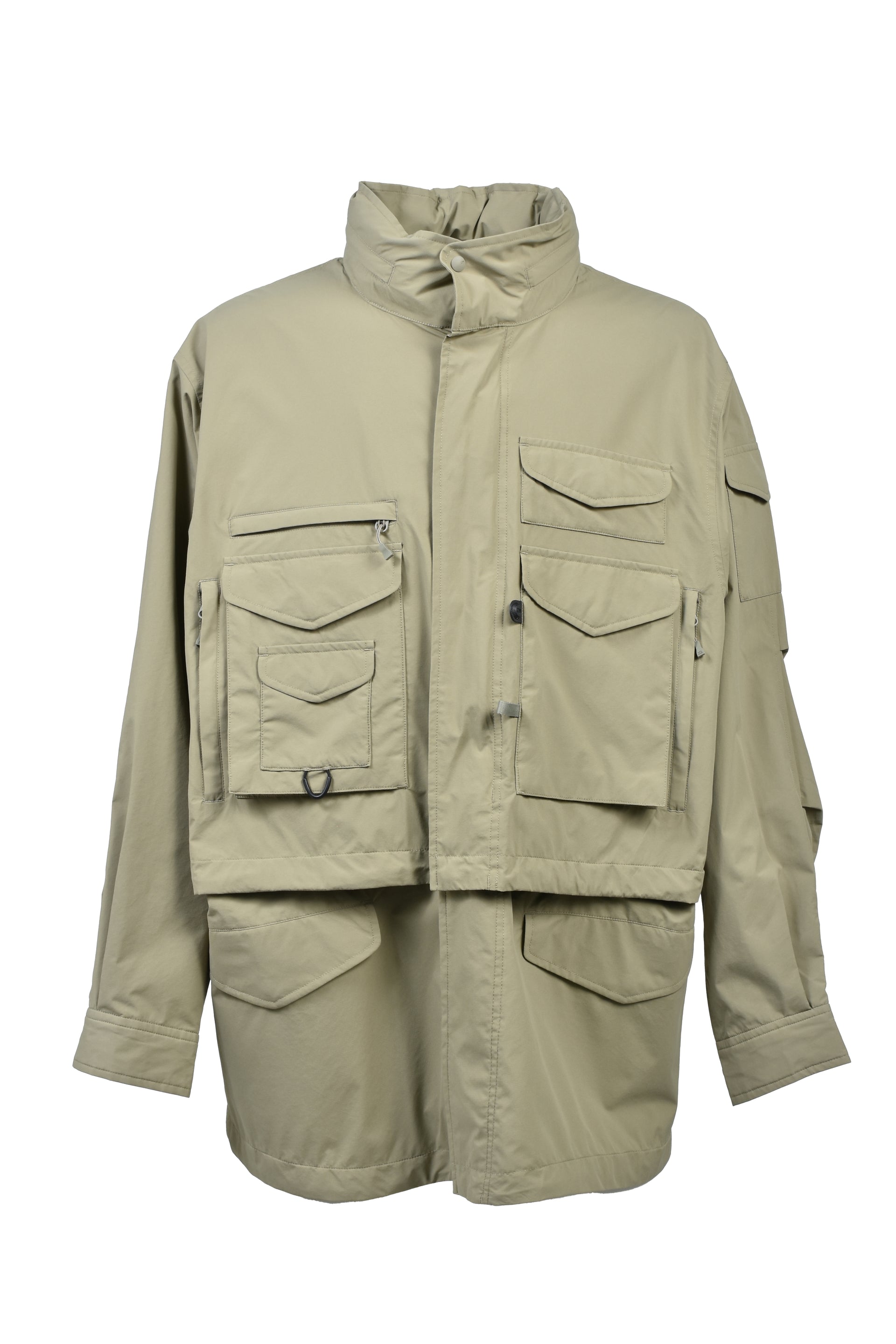 WINDSTOPPER_ PERFECT MIL FIELD 2WAY JACKET / SAGE GRY