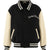 GB_VARSITY JKT/SARED HEART / BLK/WHT