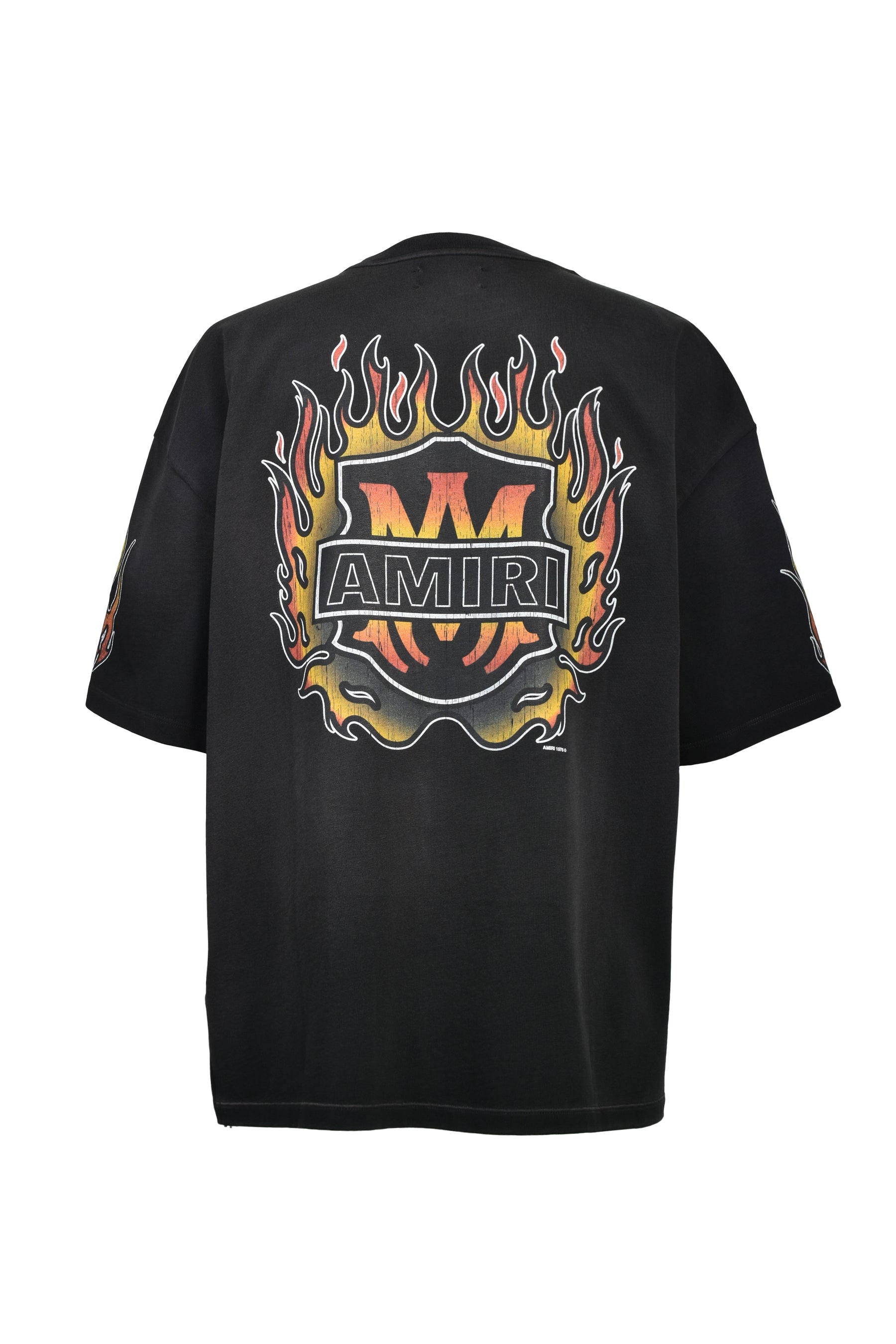 MA FLAMES OS TEE / BLK