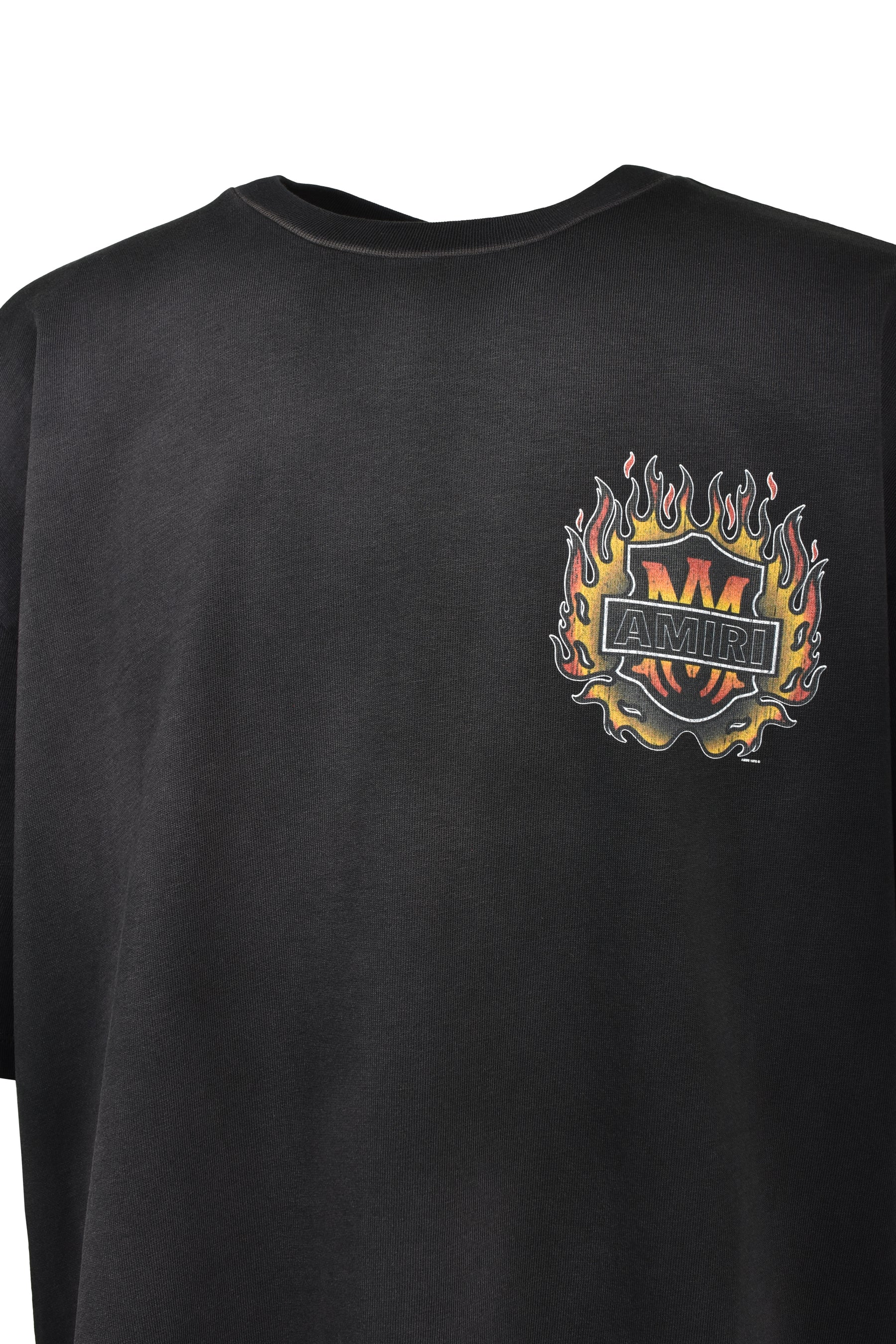 MA FLAMES OS TEE / BLK