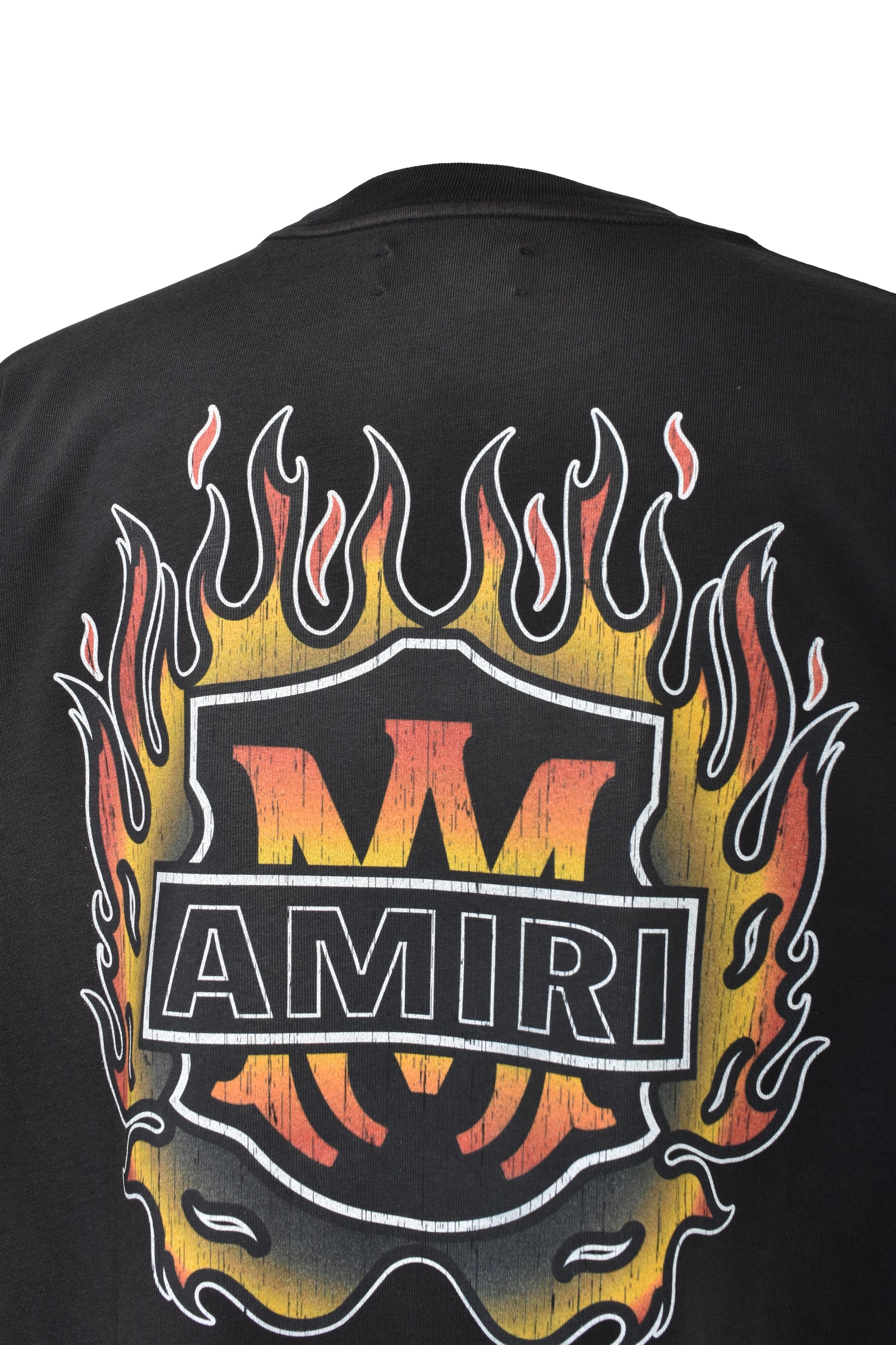 MA FLAMES OS TEE / BLK