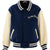 GB_VARSITY JKT/SARED HEART / NVY/WHT