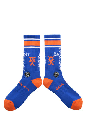 SOCKS/SINNER / BLU/ORG/WHT