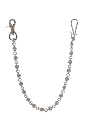 C/OM "KMY BALL" WALLET CHAIN / SIL