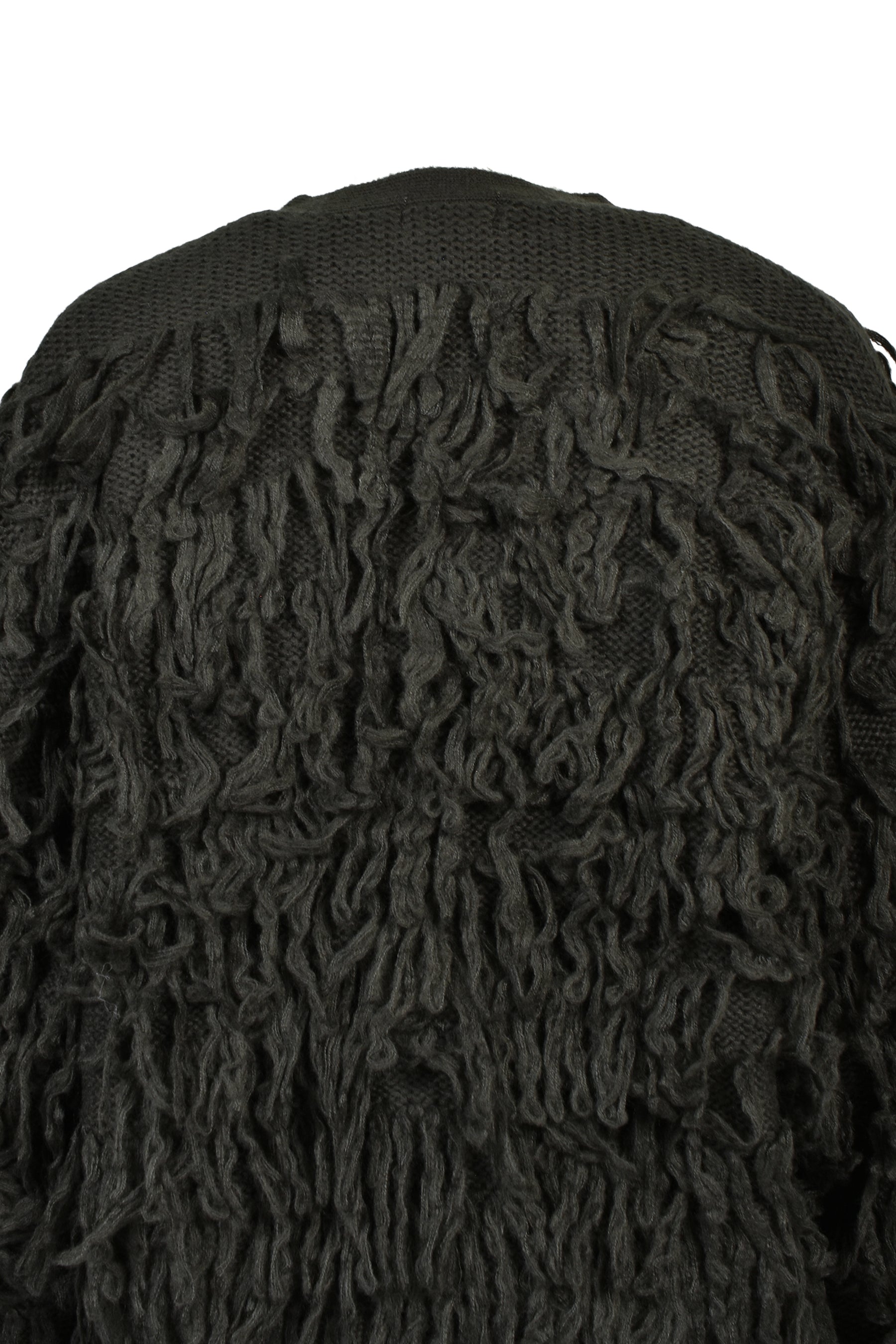 LOOP KNIT CARDIGAN / BLK
