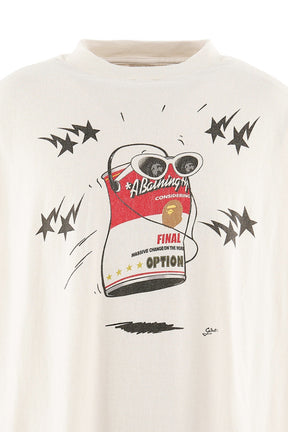 BAPE_SS T-SHIRT/JUMP / WHT