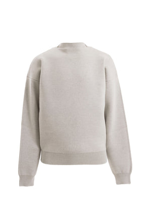 Fear of God FW22 ETERNAL MERINO KNIT CREWNECK / CEMENT HEATHER