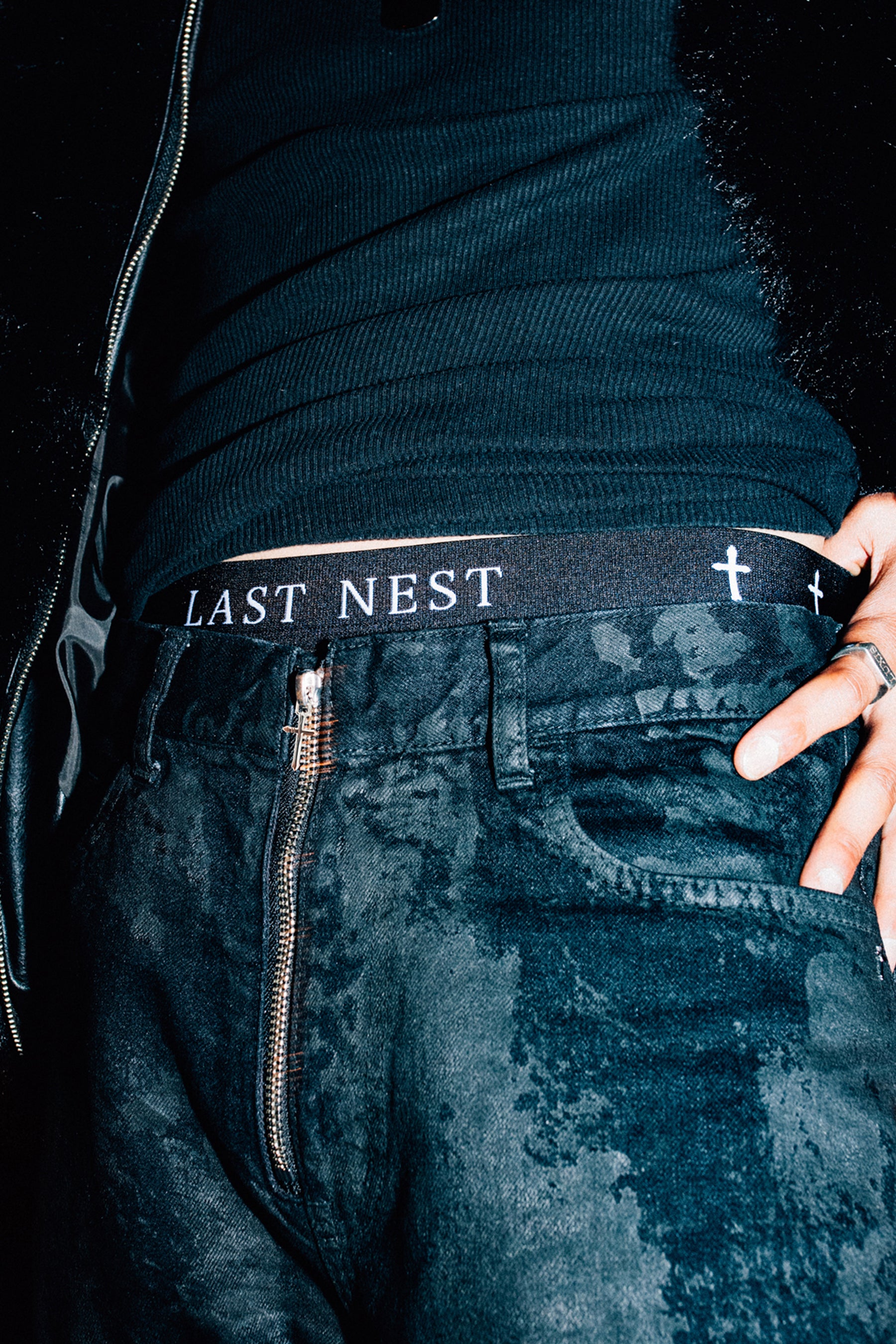 LN BOXER PANTS / BLACK 