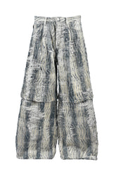 CONVERTIBLE BLEACHED DENIM PANTS (20TH EXCLUSIVE) / IND