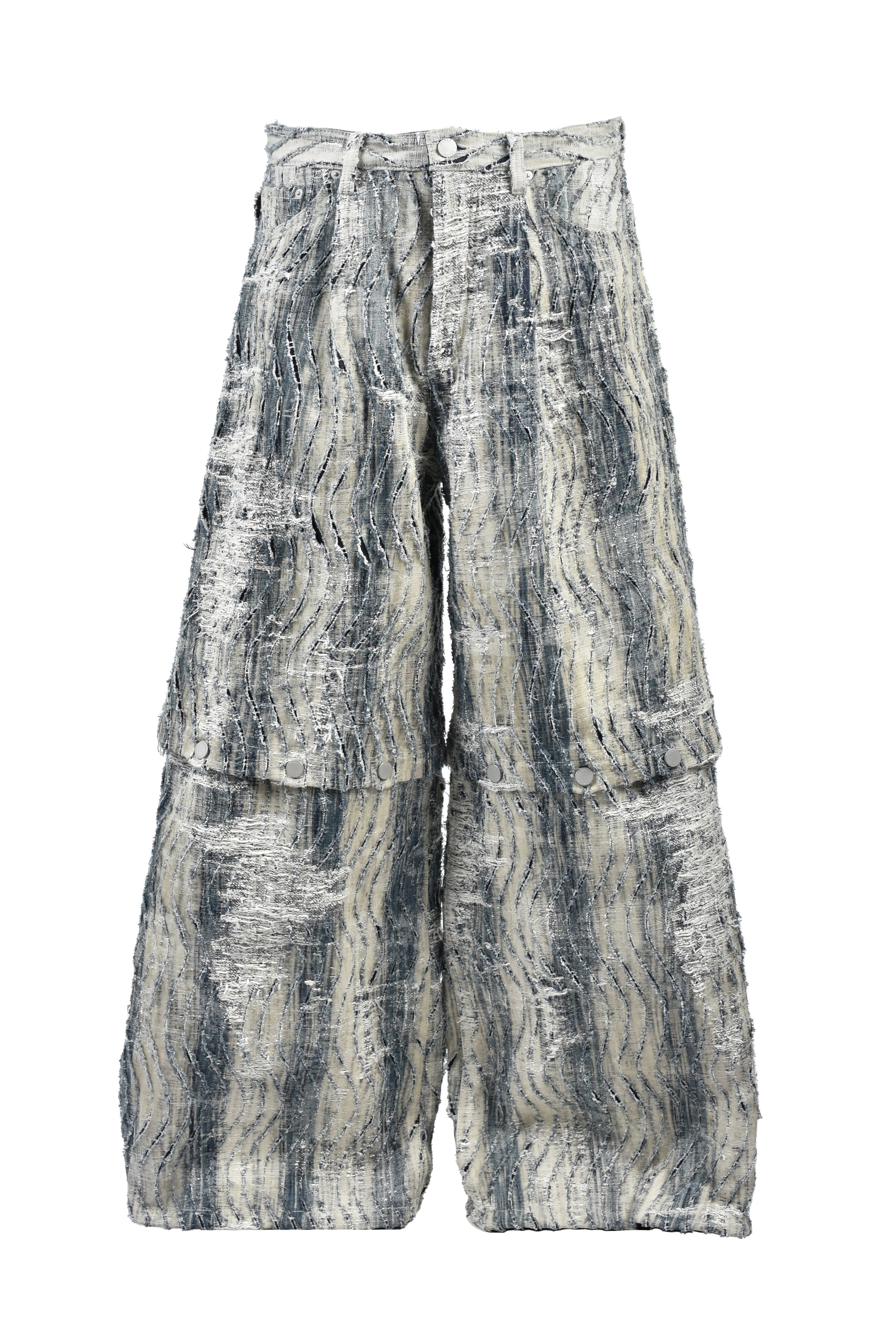 CONVERTIBLE BLEACHED DENIM PANTS (20TH EXCLUSIVE) / IND