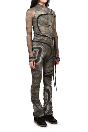 EXCLUSIVE SHIBARI MESH TWISTED TOP / PRIBLK