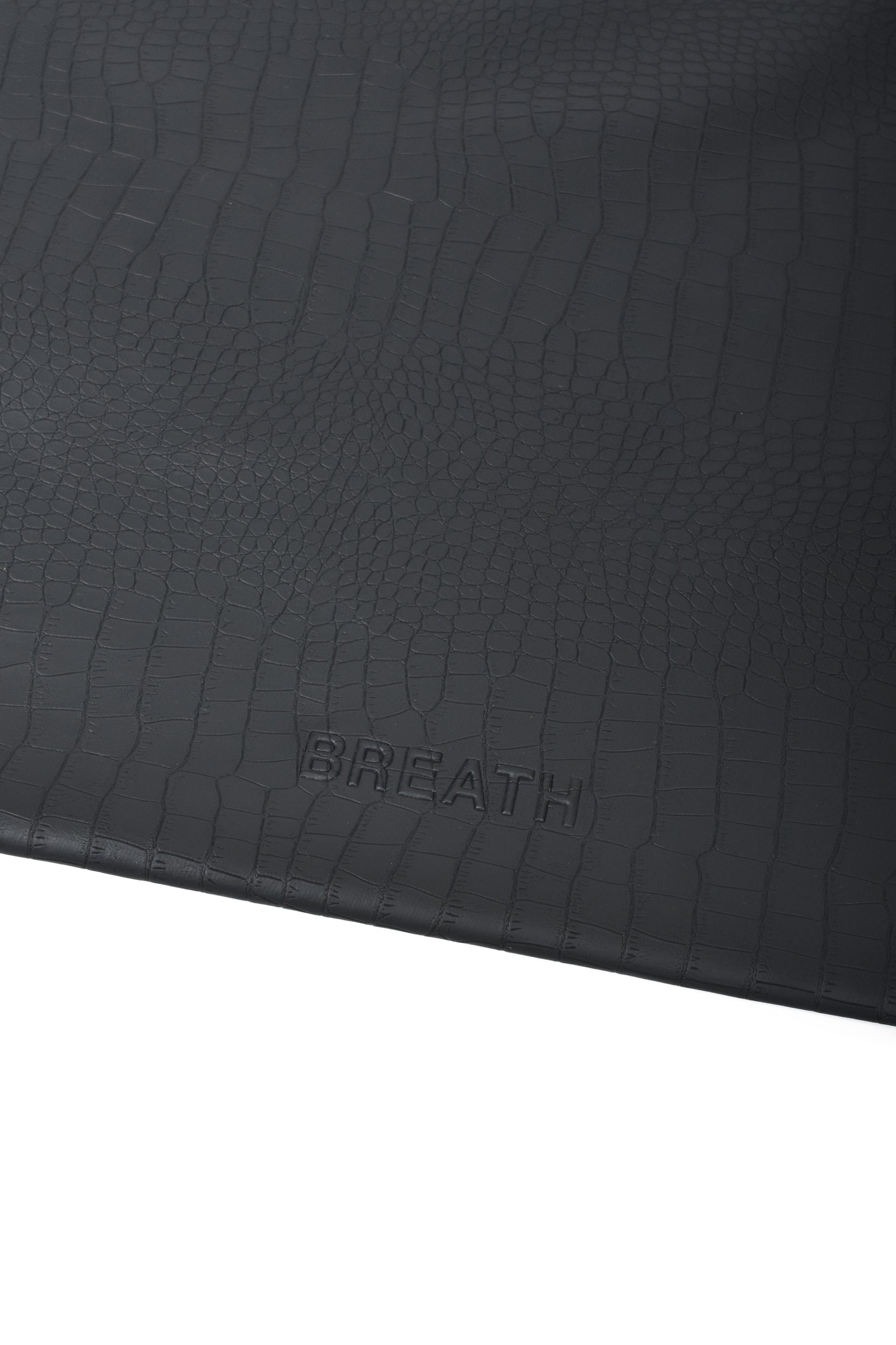 FAUX LEATHER TOTE BAG / CROCODILE