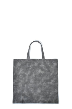 FAUX LEATHER TOTE BAG / BLK