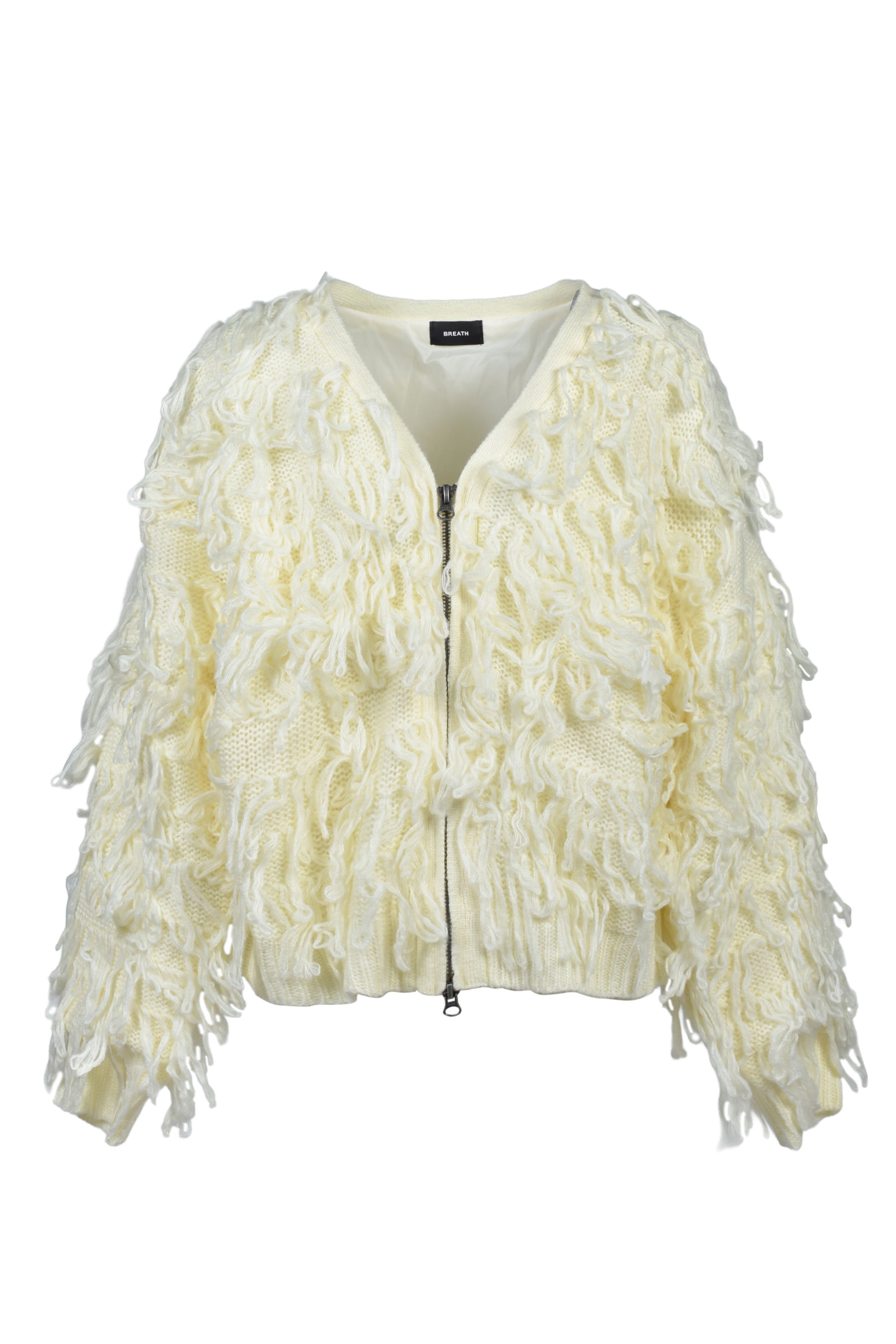 LOOP KNIT CARDIGAN / BEI
