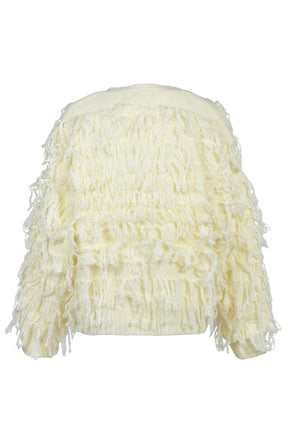 LOOP KNIT CARDIGAN / BEI