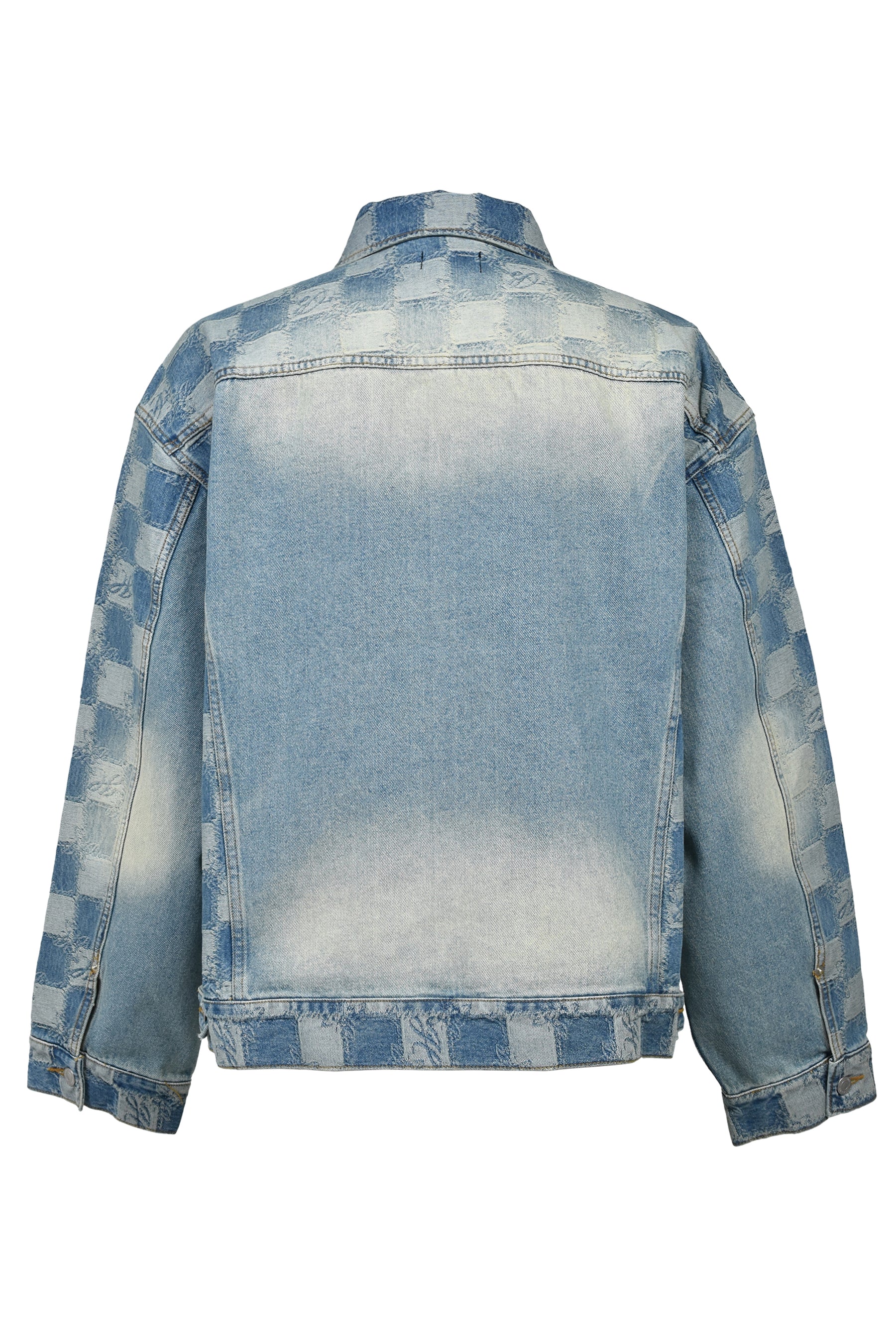 BLOCK CHECK DENIM JACKET / IND