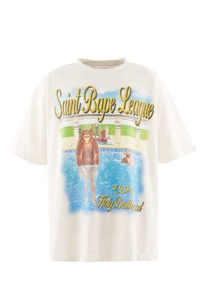 BAPE_SS T-SHIRT/POOL / WHT