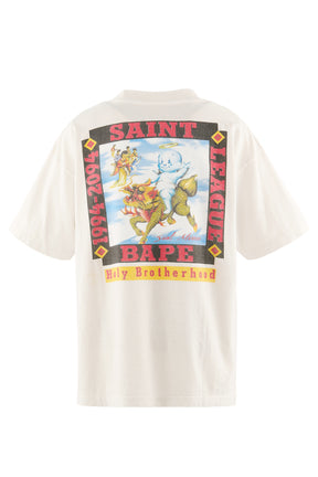 BAPE_SS T-SHIRT/POOL / WHT