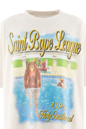 BAPE_SS T-SHIRT/POOL / WHT