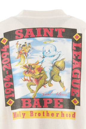 BAPE_SS T-SHIRT/POOL / WHT