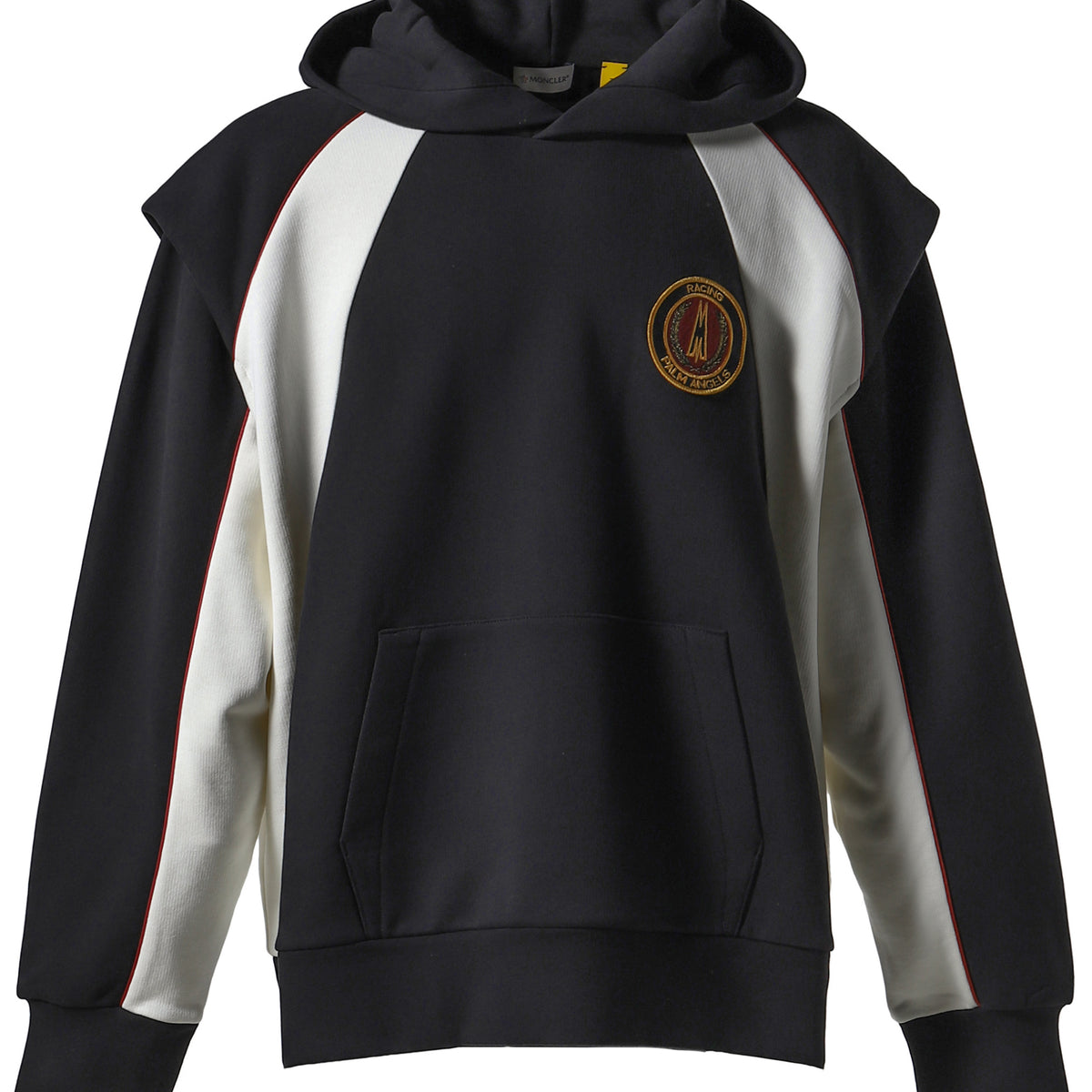 MONCLER X PALM ANGELS SS25 HOODIE SWEATER / BLK - NUBIAN