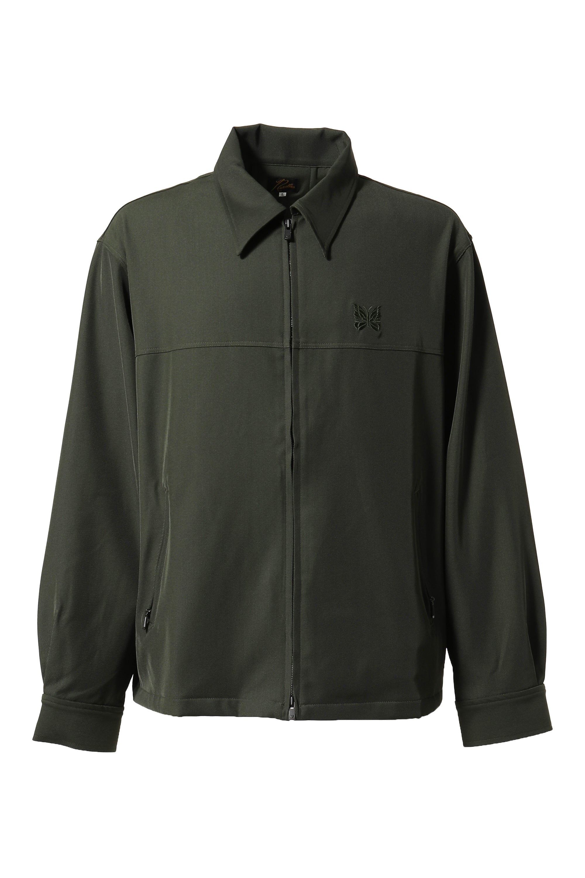 Needles FW23 SPORT JACKET - PE/R/PU CAVALRY TWILL / GRN