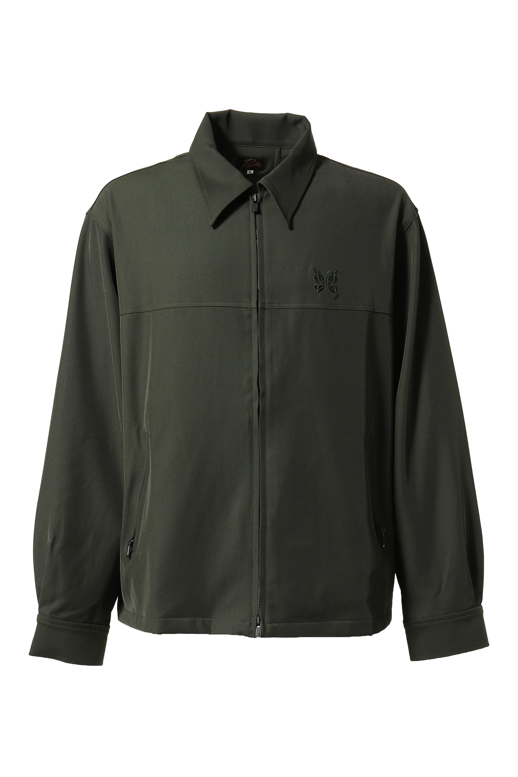 Needles FW23 SPORT JACKET - PE/R/PU CAVALRY TWILL / GRN - NUBIAN