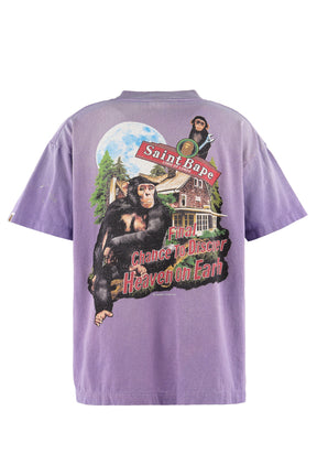 BAPE_SS T-SHIRT/HOUSE / PUR