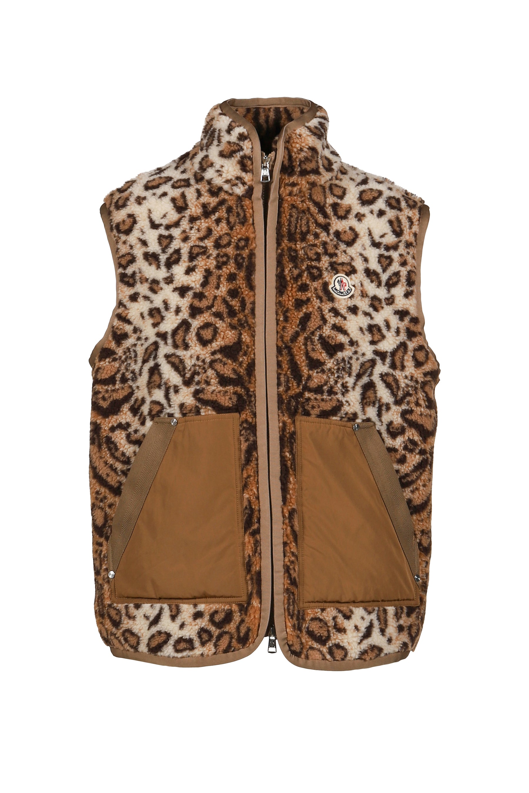 ZIP UP CARDIGAN / LEOPARD 