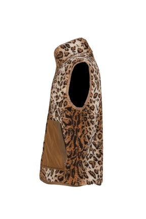 ZIP UP CARDIGAN / LEOPARD 