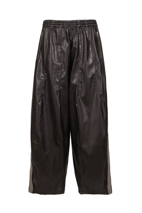 HD TRACK PANT - SYNTHETIC LEATHER (EXCLUSIVE) / DK. BRW 