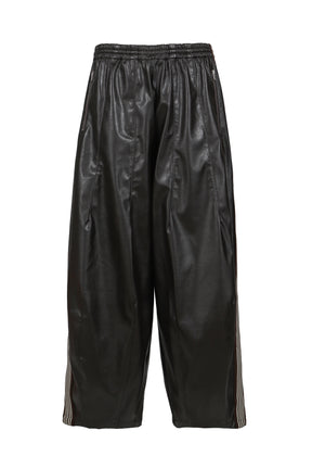 H.D. TRACK PANT - SYNTHETIC LEATHER (EXCLUSIVE) / DK. BRW