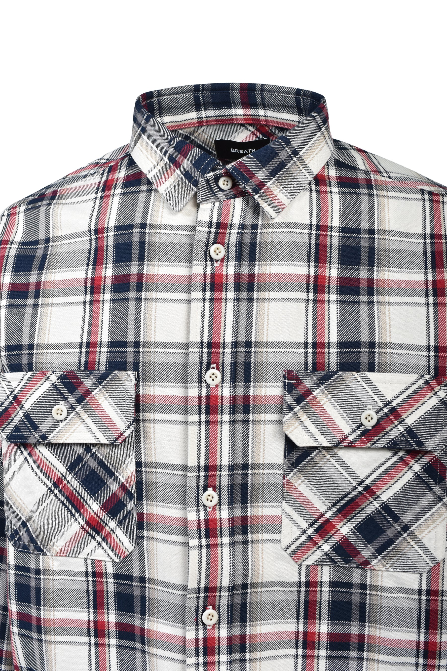 BREATH Breath SS26 SOUTHSIDE CROSS CHECK SHIRT / FRENCH - NUBIAN
