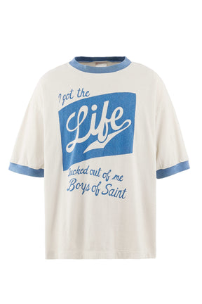 BOS_SS T-SHIRT/RINGER TEE / WHT